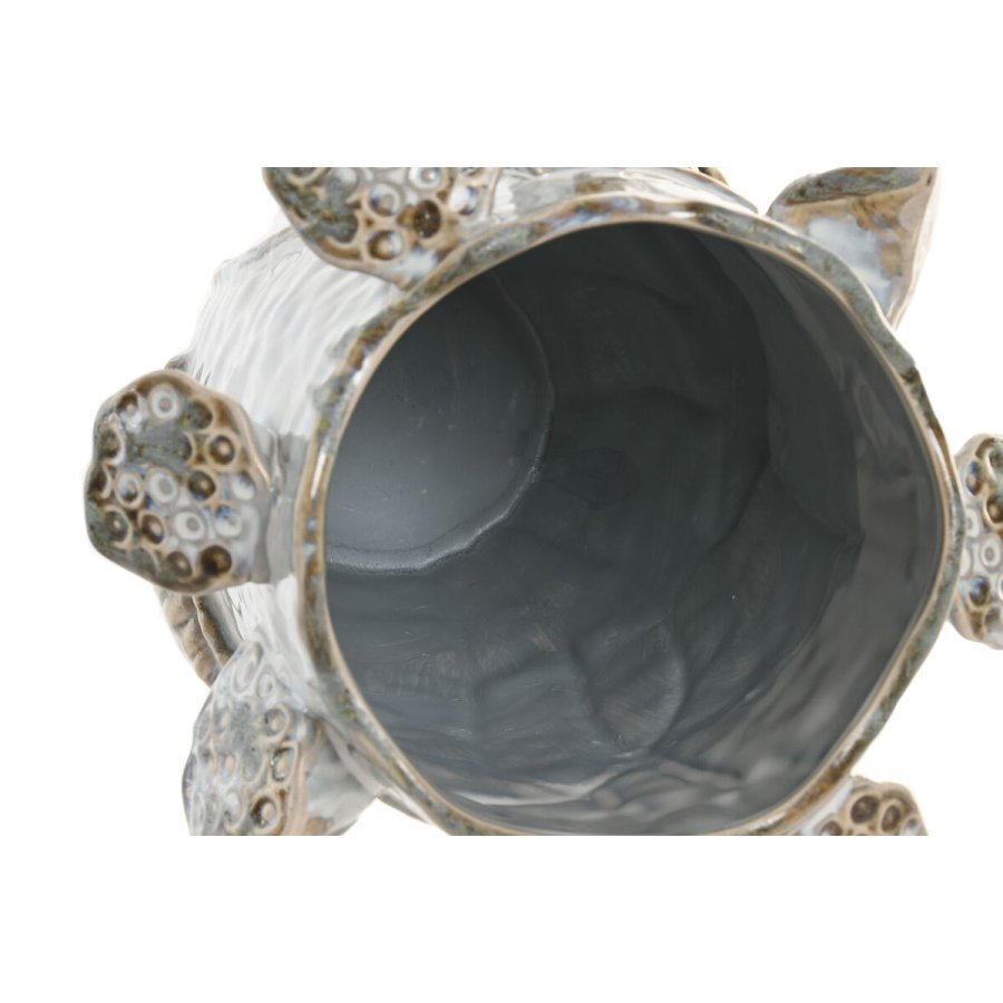 Vase Home ESPRIT Bl Hvid Keramik 27 x 27 x 35 cm #4