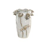 Vase Home ESPRIT Bl Hvid Keramik 27 x 27 x 35 cm #1