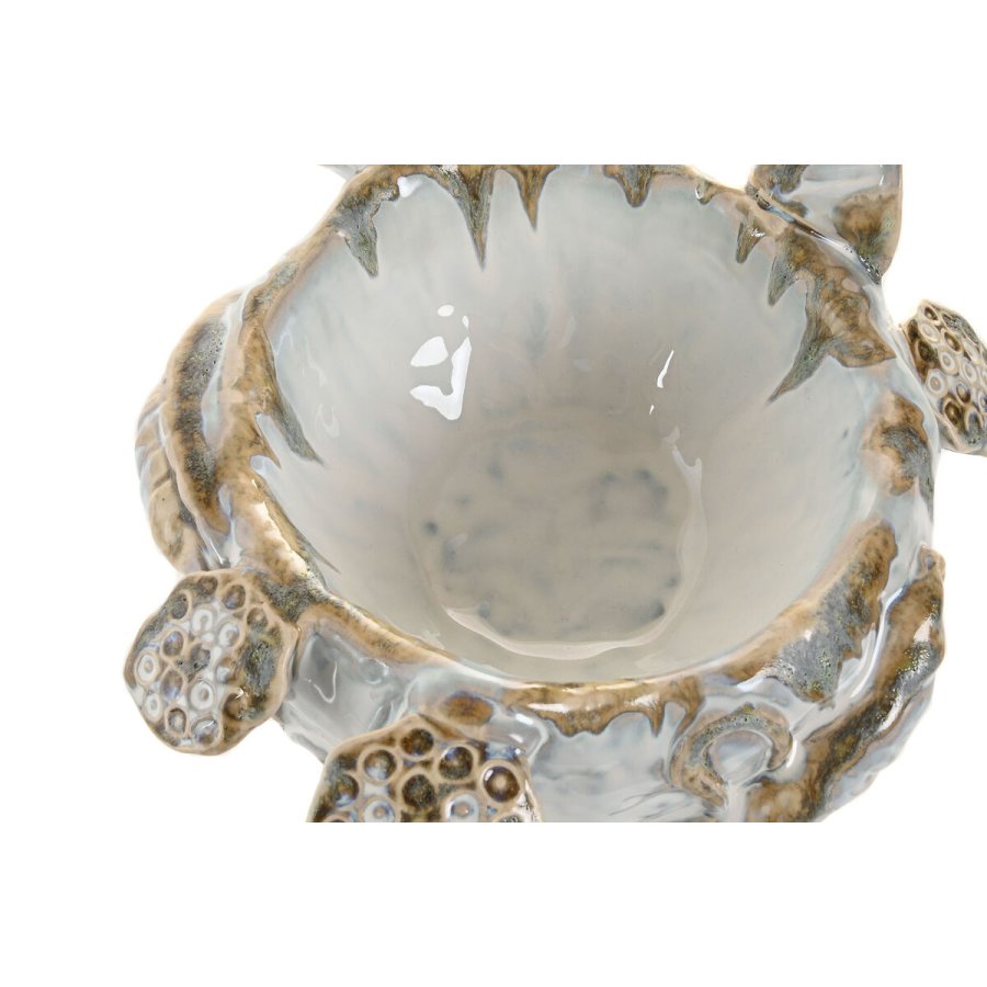 Borddekoration Home ESPRIT Bl Hvid Shabby Chic 28 x 25 x 13 cm #3