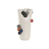 Vase Home ESPRIT Hvid Multifarvet Keramik 25 x 25 x 42 cm #1