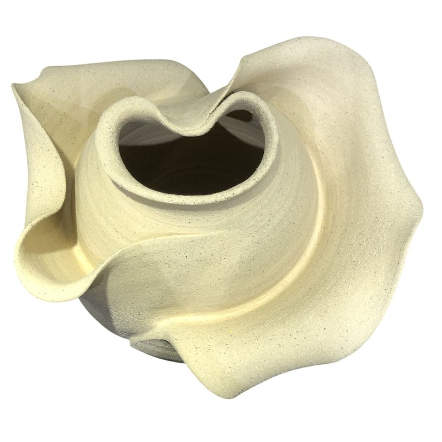 Vase Home ESPRIT Hvid Keramik Traditionel stil Moderne 24 x 24 x 37 cm #4