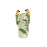 Vase Home ESPRIT Gul Gr�n Keramik Tropisk 21 x 21 x 24 cm #1