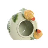 Vase Home ESPRIT Gr�n Keramik Tropisk 21 X 16 X 37 CM #3