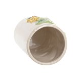 Vase Home ESPRIT Gr�n Beige Keramik Fugle Tropisk 12 x 12 x 22 cm #3