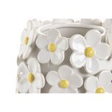 Vase Home ESPRIT Gul Hvid Keramik Shabby Chic 18 x 18 x 27 cm #2