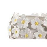 Vase Home ESPRIT Gul Hvid Keramik Shabby Chic 21 x 21 x 18 cm #2