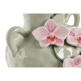 Vase Home ESPRIT Gr�n Pink Keramik Orientalsk 21 x 21 x 27 cm #2