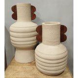 Vase Home ESPRIT Brun Beige Terrakotta Mangotr 28 x 28 x 33 cm #3