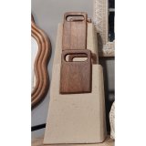 Vase Home ESPRIT Brun Beige Mangotr Papmach #2