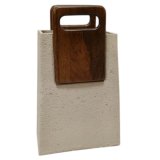 Vase Home ESPRIT Brun Beige Mangotr Papmach #1