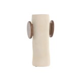 Vase Home ESPRIT Brun Beige Mangotr Papmach #1