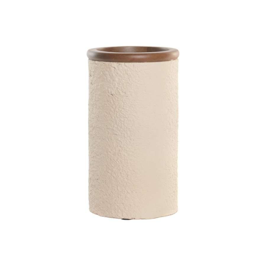Vase Home ESPRIT Brun Beige Terrakotta Mangotr 16 x 16 x 30 cm #1