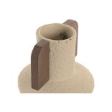 Vase Home ESPRIT Brun Beige Terrakotta Mangotr 15 x 15 x 31 cm #2