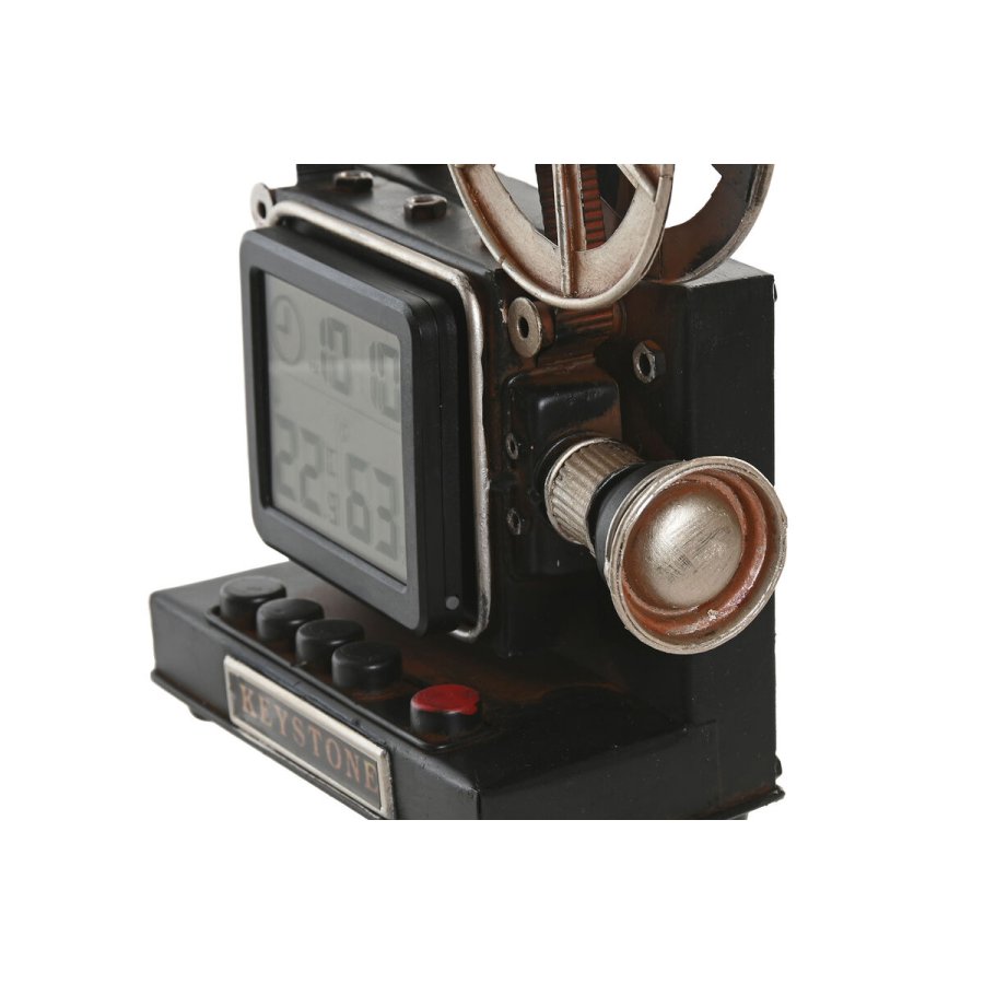 Namizna ura Home ESPRIT Sort Slvfarvet Vintage #2