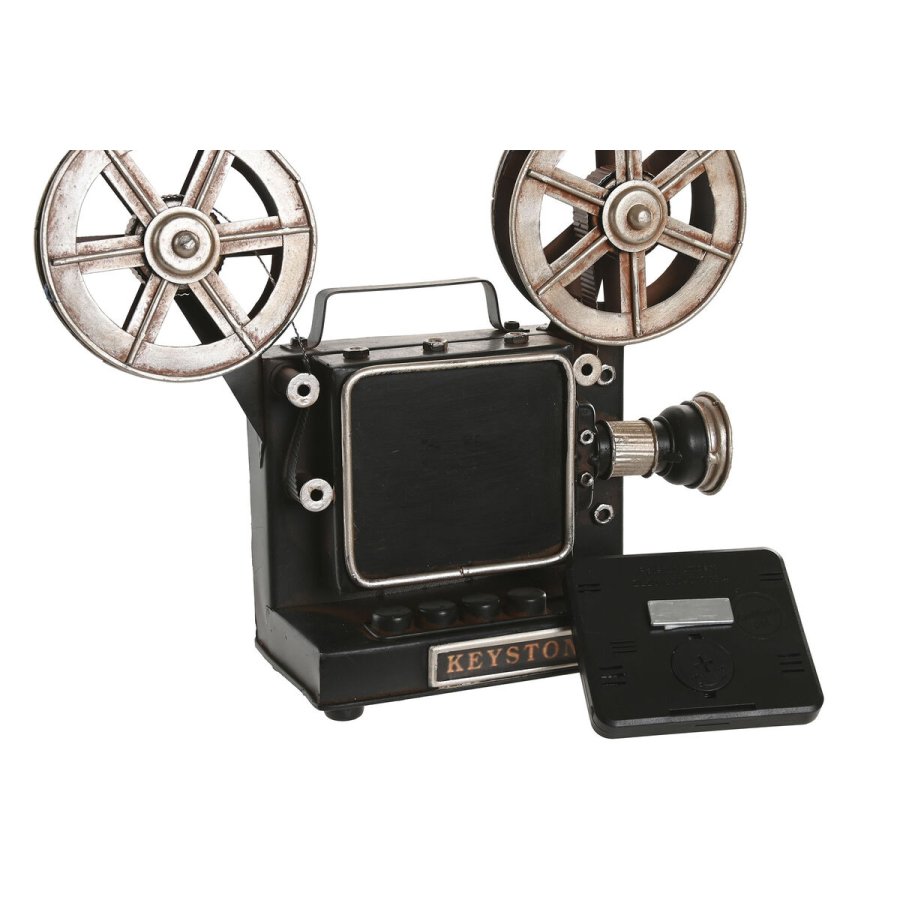 Namizna ura Home ESPRIT Sort Slvfarvet Vintage #4