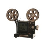 Namizna ura Home ESPRIT Sort Slvfarvet Vintage #1