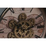 Namizna ura Home ESPRIT Sort Gylden Vintage #3