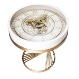 Sofabord Home ESPRIT Hvid Gylden 50 x 50 x 51 cm #1