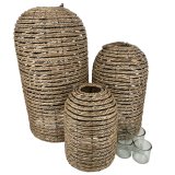 Lyseholder Home ESPRIT flet Krystal 40 x 40 x 83 cm #3