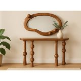 V�gspejl Home ESPRIT Brun Natur Bolde Urban 73,5 X 11 X 48 CM #5