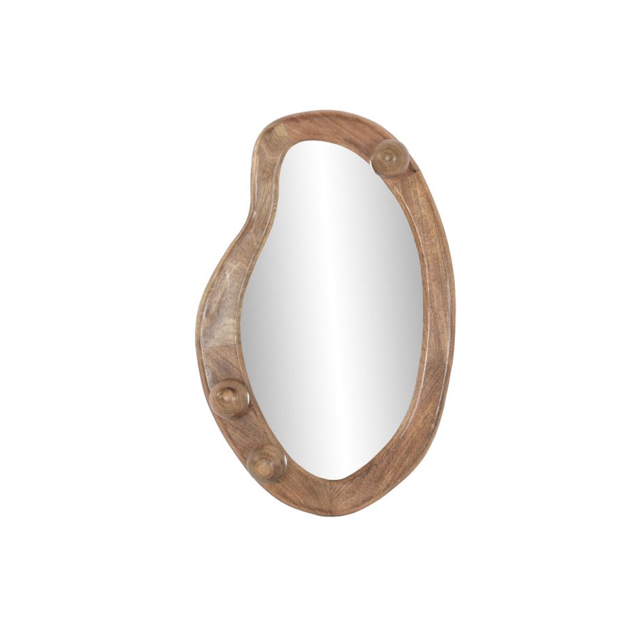 V�gspejl Home ESPRIT Brun Natur Bolde Urban 73,5 X 11 X 48 CM #1