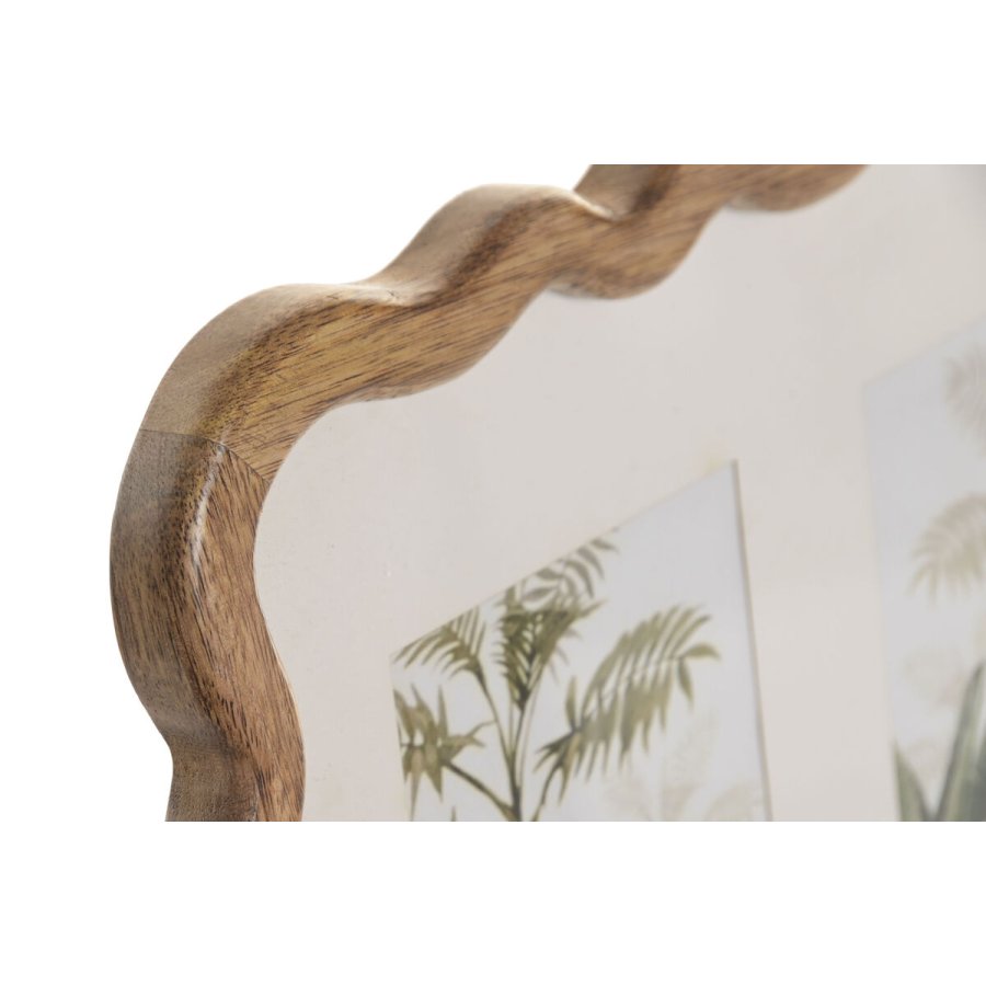 Fotoramme Home ESPRIT Hvid Brun Natur Krystal Mangotr� Urban #2