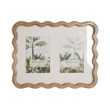 Fotoramme Home ESPRIT Hvid Brun Natur Krystal Mangotr� Urban #1