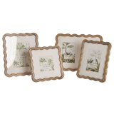 Fotoramme Home ESPRIT Hvid Brun Natur Krystal Mangotr� Urban #5