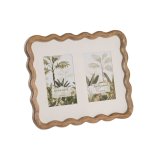 Fotoramme Home ESPRIT Hvid Brun Natur Krystal Mangotr� Urban #4