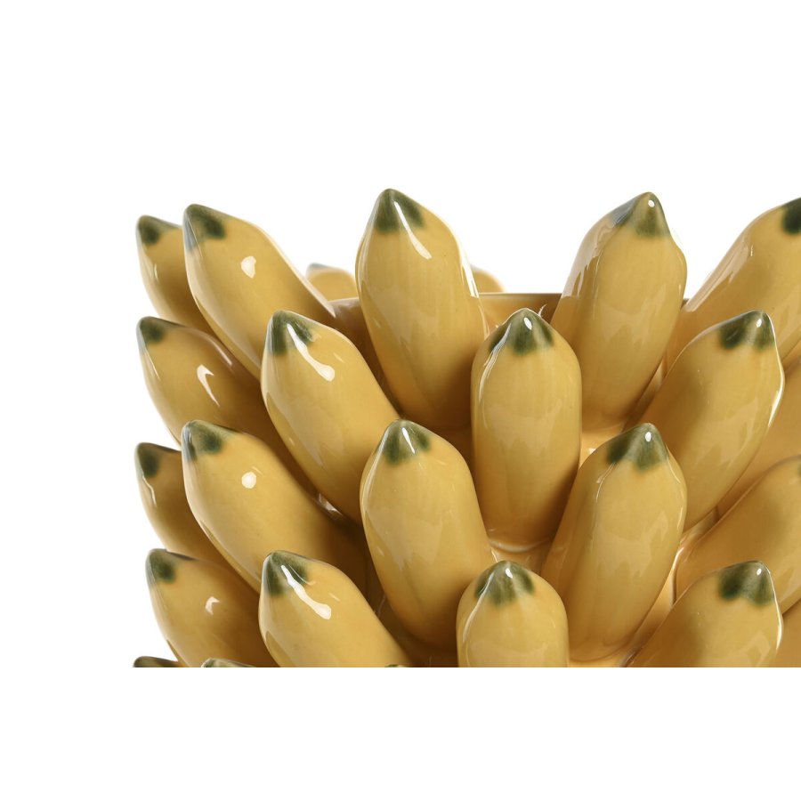 Vase Home ESPRIT Gul Grn Keramik Tropisk #2