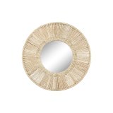 Vgspejl Home ESPRIT Natur Cottage 73 x 7 x 73 cm #1