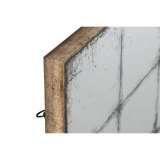 Vgspejl Home ESPRIT Sort Gylden Vintage Vindue 80 x 4 x 80 cm #2