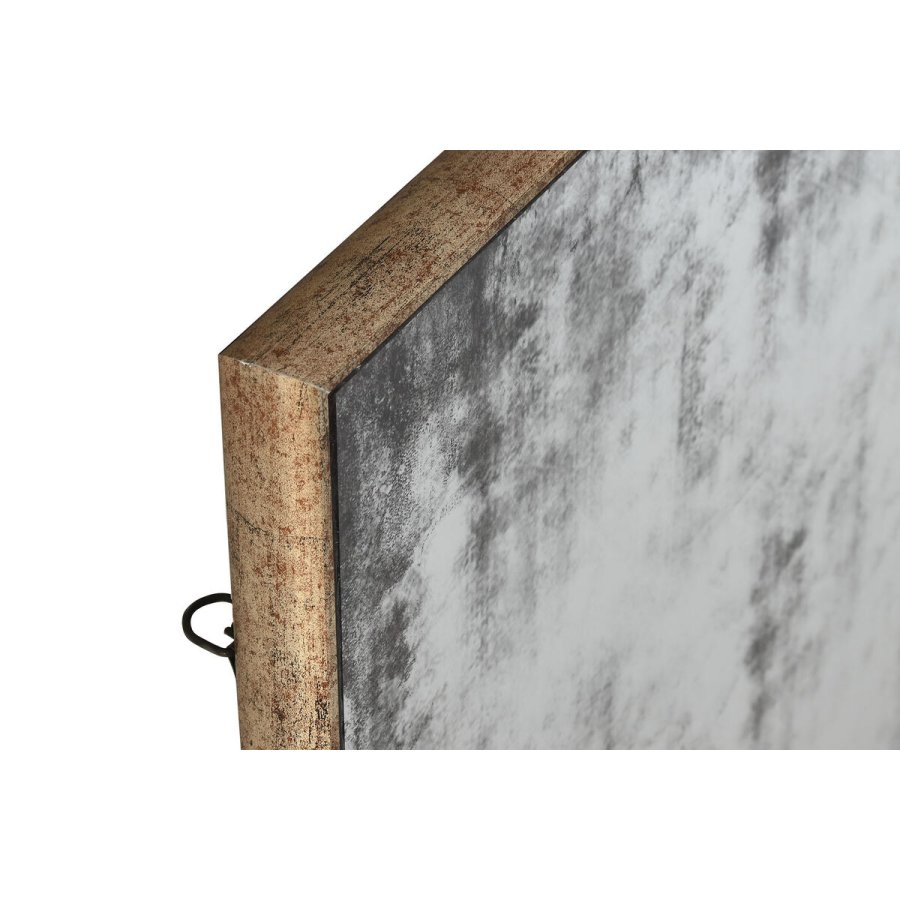 Vgspejl Home ESPRIT Sort Gylden Vintage 80 x 4 x 80 cm #2