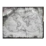 Vgspejl Home ESPRIT Sort Gylden Vintage 90 x 4 x 60 cm #1