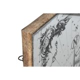 Vgspejl Home ESPRIT Sort Gylden Vintage 60 x 4 x 90 cm #2