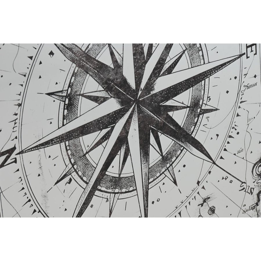 Vgspejl Home ESPRIT Sort Gylden Vintage 60 x 4 x 90 cm #3