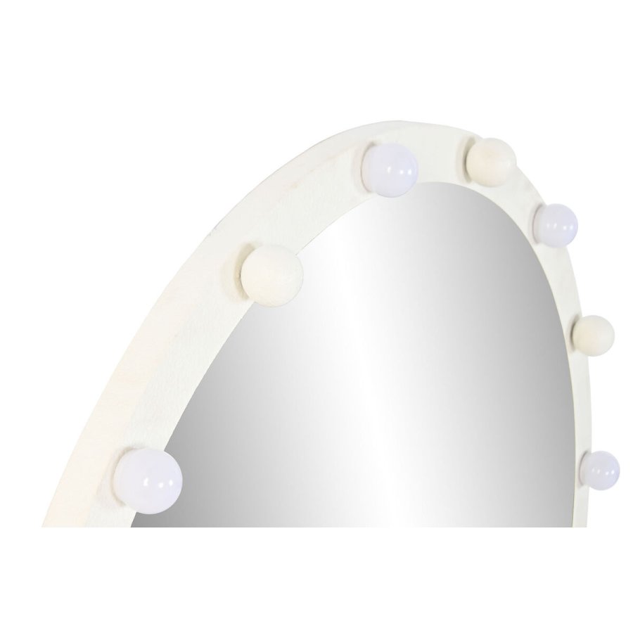 Vgspejl Home ESPRIT Hvid Moderne 100 X 7,5 X 100 CM #4