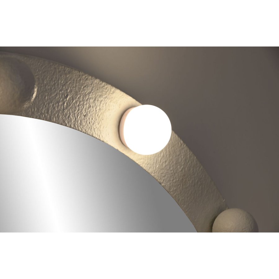 Vgspejl Home ESPRIT Hvid Moderne 100 X 7,5 X 100 CM #5