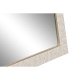 Fritstende spejl Home ESPRIT Hvid Brun Beige Gr Krystal polystyren 35,5 x 40 x 156 cm (4 enheder) #5