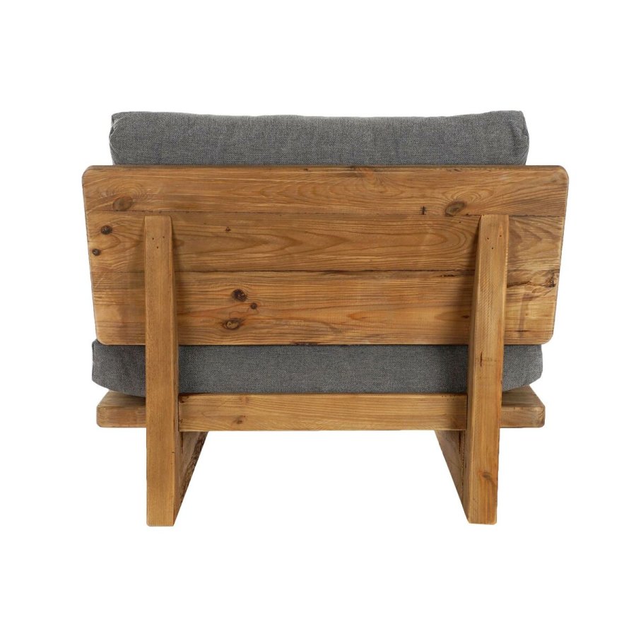 Lnestol Home ESPRIT Sort Natur 95 x 88 x 75 cm #4