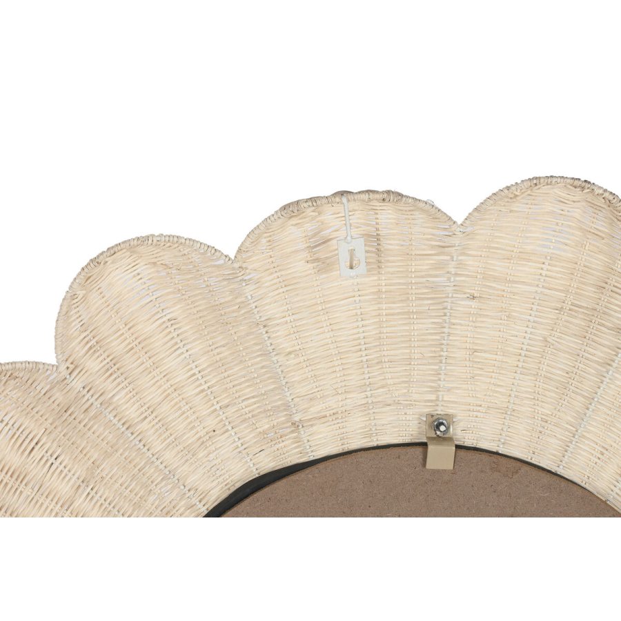 Vgspejl Home ESPRIT Natur Boho 91 x 6 x 91 cm #4