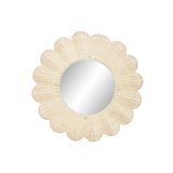 Vgspejl Home ESPRIT Natur Boho 91 x 6 x 91 cm #1