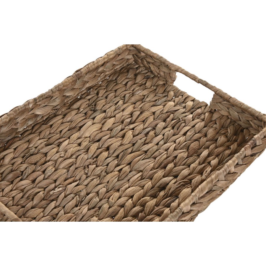 Snack bakke Home ESPRIT Natur Tropisk 45 X 35 X 8 CM (2 enheder) #2