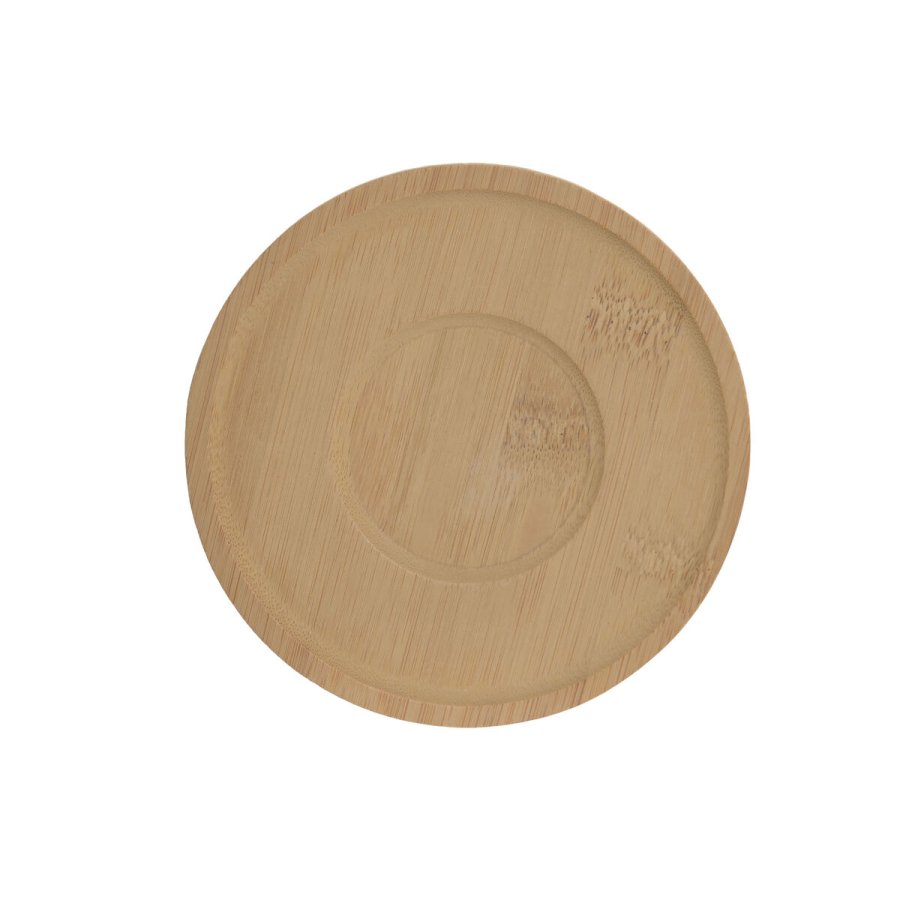 S�t med 6 kopper og underkopper Home ESPRIT Hvid Bambus Porcel�n 150 ml #5