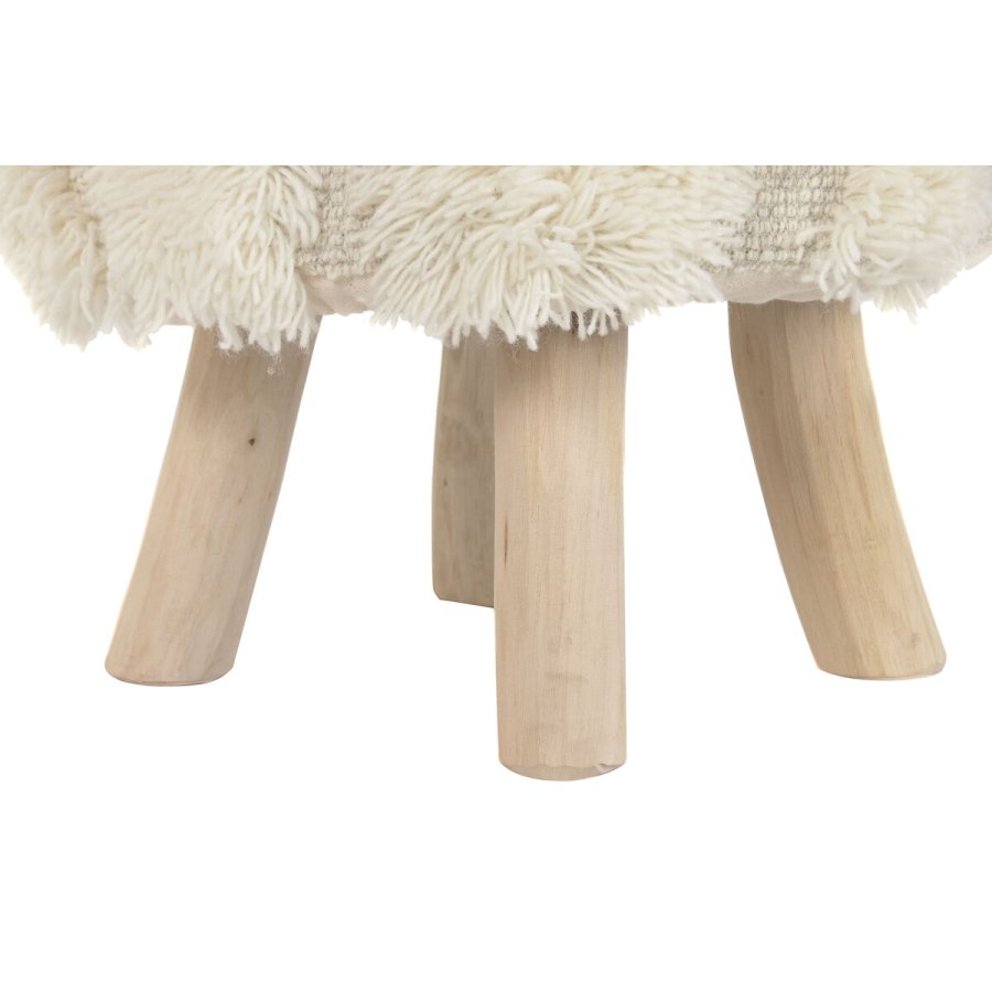 Fodst�tte Home ESPRIT Beige Boho 40 x 40 x 40 cm #5