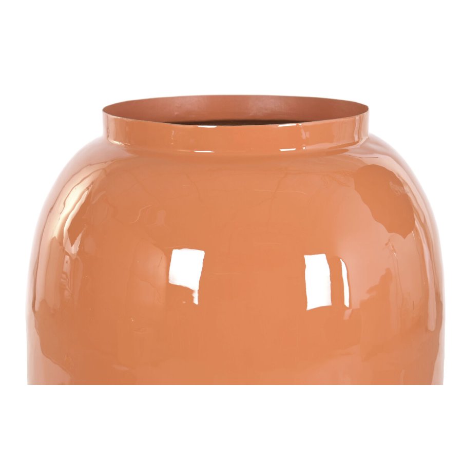 Vase Home ESPRIT Terrakotta Jern Urban Lakeret 40 x 40 x 70 cm #3