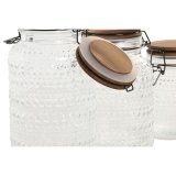 St med 3 Dser Home ESPRIT Gennemsigtig Natur 950 ml 1,2 L 3 Dele #2