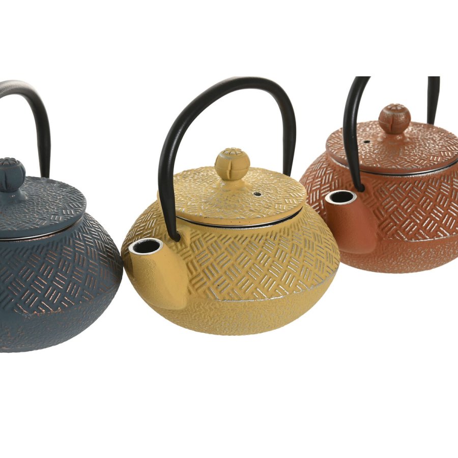 Tekande Home ESPRIT Gul Bl� Orange Rustfrit st�l Jern 300 ml (3 enheder) #2