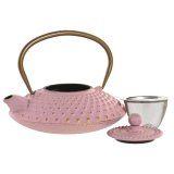 Tekande Home ESPRIT Hvid Pink Rustfrit st�l Jern (2 enheder) #3
