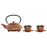 Tekande Home ESPRIT Orange Rustfrit st�l Jern 800 ml #1